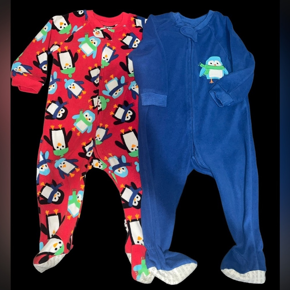 Joe Boxer EUC Penguins Baby Sleepers
